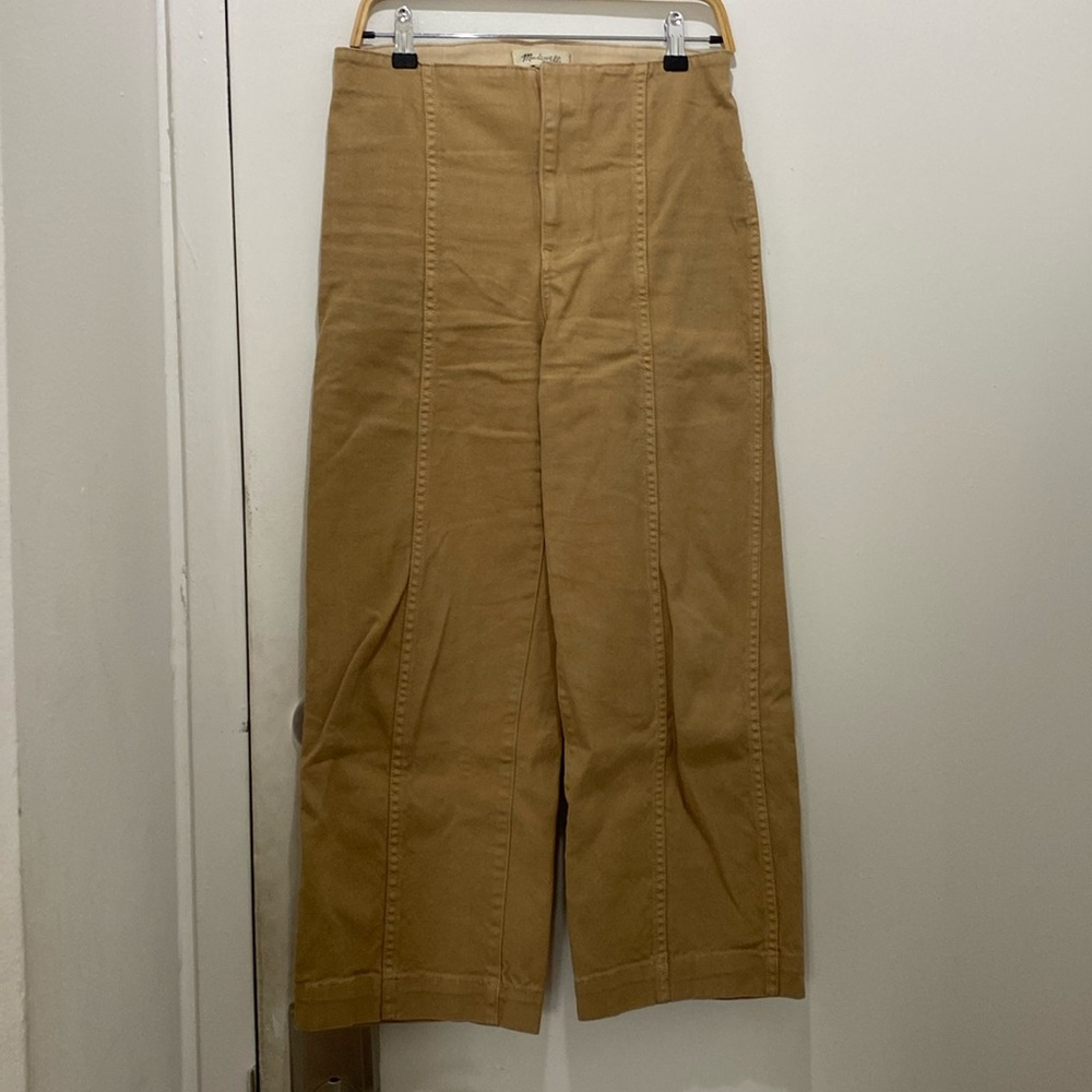 Madewell High Rise Cropped Denim Trouser Pants